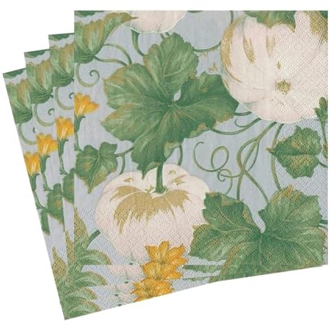 Caspari Fall Pumpkin Decor Paper Napkins Cover