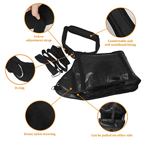 Foxtell Adjustable Weight Sled Trainer, Sandbag Sled Trainer Resistance Sled Trainer For Sprinter Speed Training With 4 Weight Sandbags #TOP2