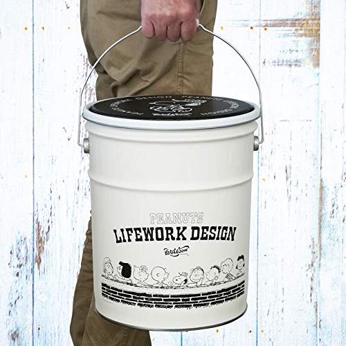 スヌーピー　ペール缶スツール　ミント スヌーピー ペール缶スツール ミント