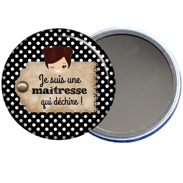 Le miroir de poche je suis une maîtresse