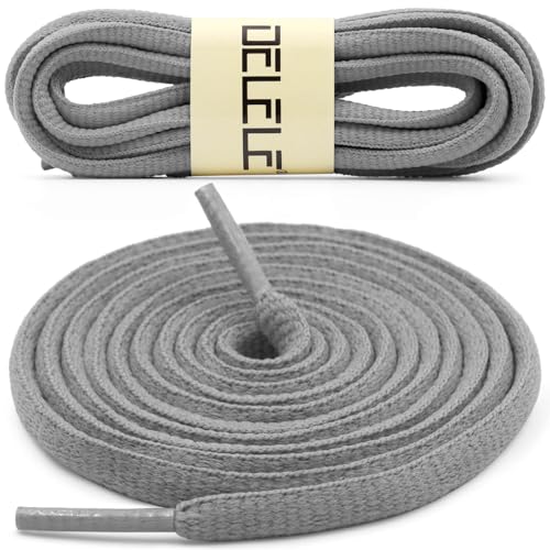 Image of DELELE 2Pair Oval Shoes laces 42 Colors Half Round 1 /4 inchAthletic ShoeLaces for Sport /Running Shoes Shoe Strings