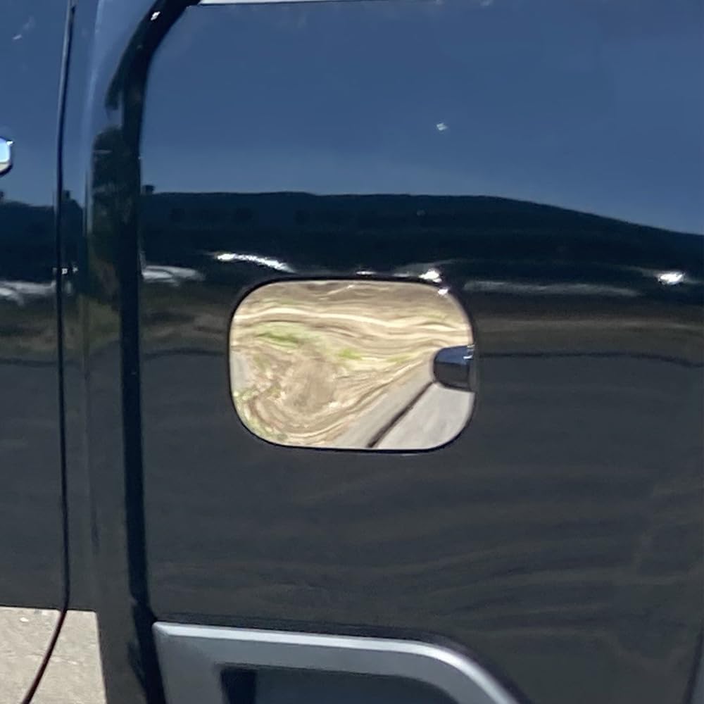 Upgrade Your Auto 1pc. Luxury FX Gas Door Cover Trim for Chevrolet Silverado 3500 HD 2020-2024