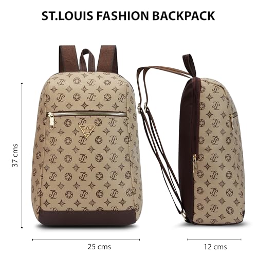 Image of Lavie Signature Women's St.Louis 11L Fashion Backpack for Women | Compact Backpack | Ladies purse | Stylish Shoulder Bag | Gift for Women