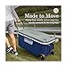 Coleman Classic Series Insulated Portable Rolling Cooler with Wheels, Leak-Resistant Outdoor Hard Cooler Keeps Ice up to 5 Days, 100-Quart