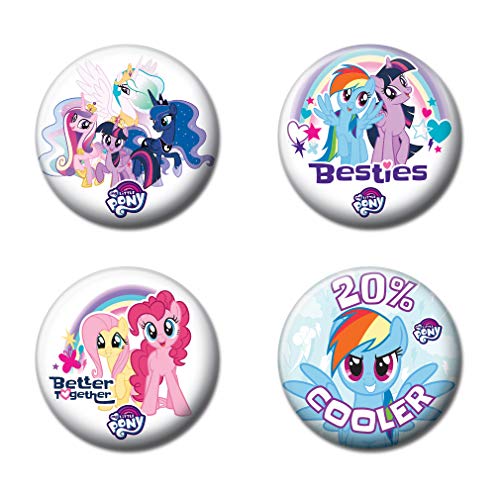 Ata-Boy My Little Pony Button Set - 4 Button Set Button Set, Officially Licensed Collectible Buttons…