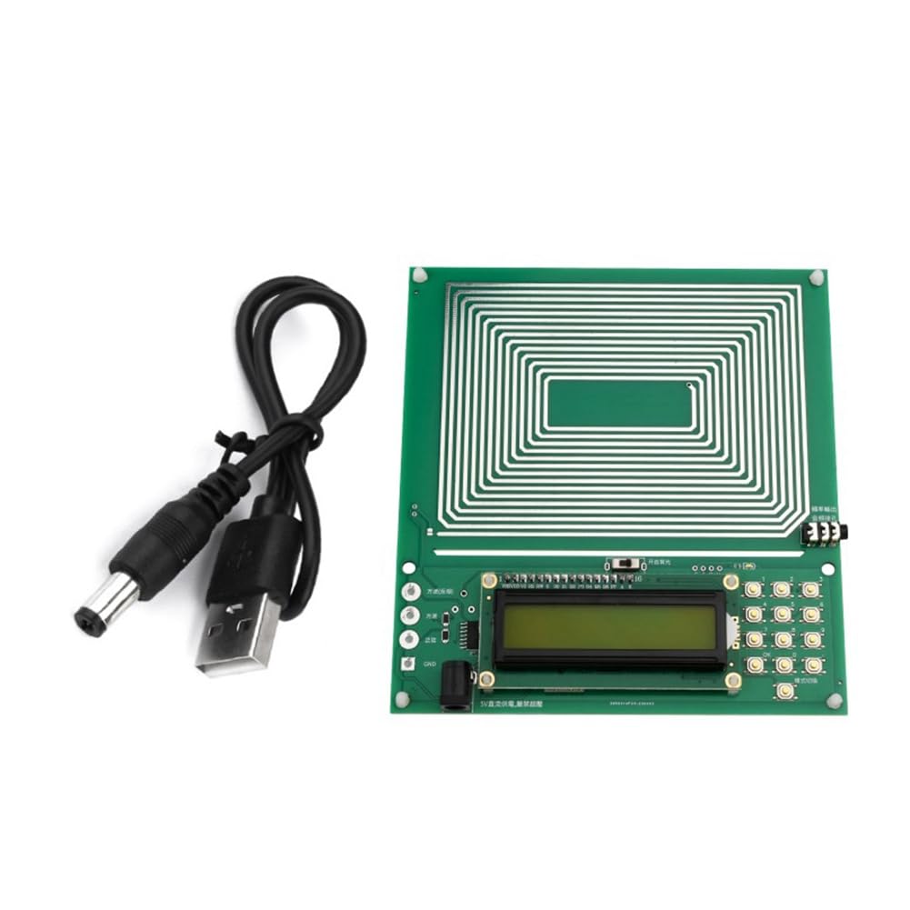1 set DC5V regolabile 0,01 – 100 kHz 7,83 Hz Risonanza Ultra Bassa Frequenza Generatore di Onde da Impulsi Risonatore Audio Verde