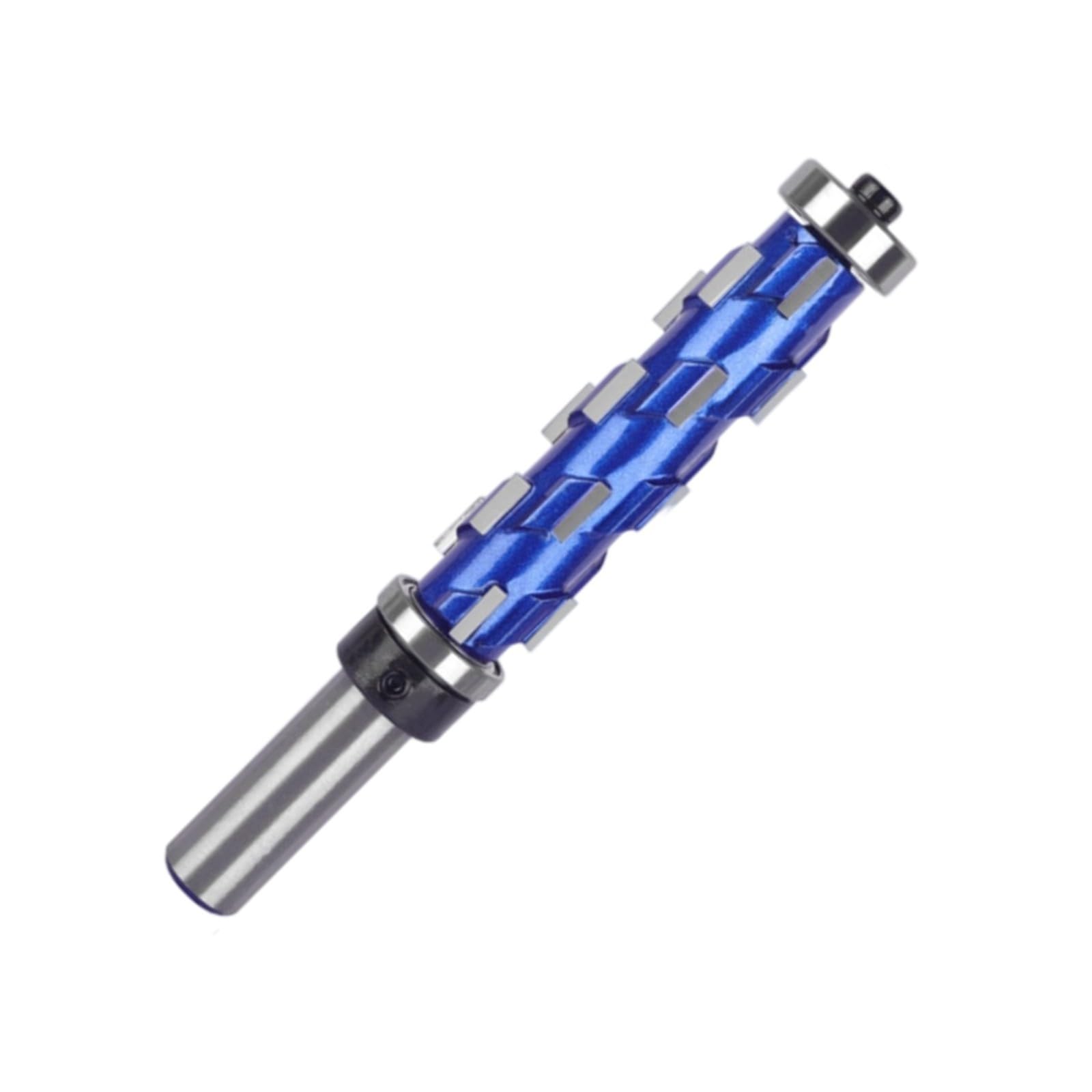 Rgybao 12.7Mm Carbides Spirals Router Cutter With Upper Lower Bearing Vibrations Reduction And Smooth Woodworking Straight Router Bit With Bearing