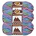 Lion Brand Yarn (3 Pack) Chunky Yarn Acrylic 100 Percent Soft Yarn for Knitting Crocheting Bulky #5