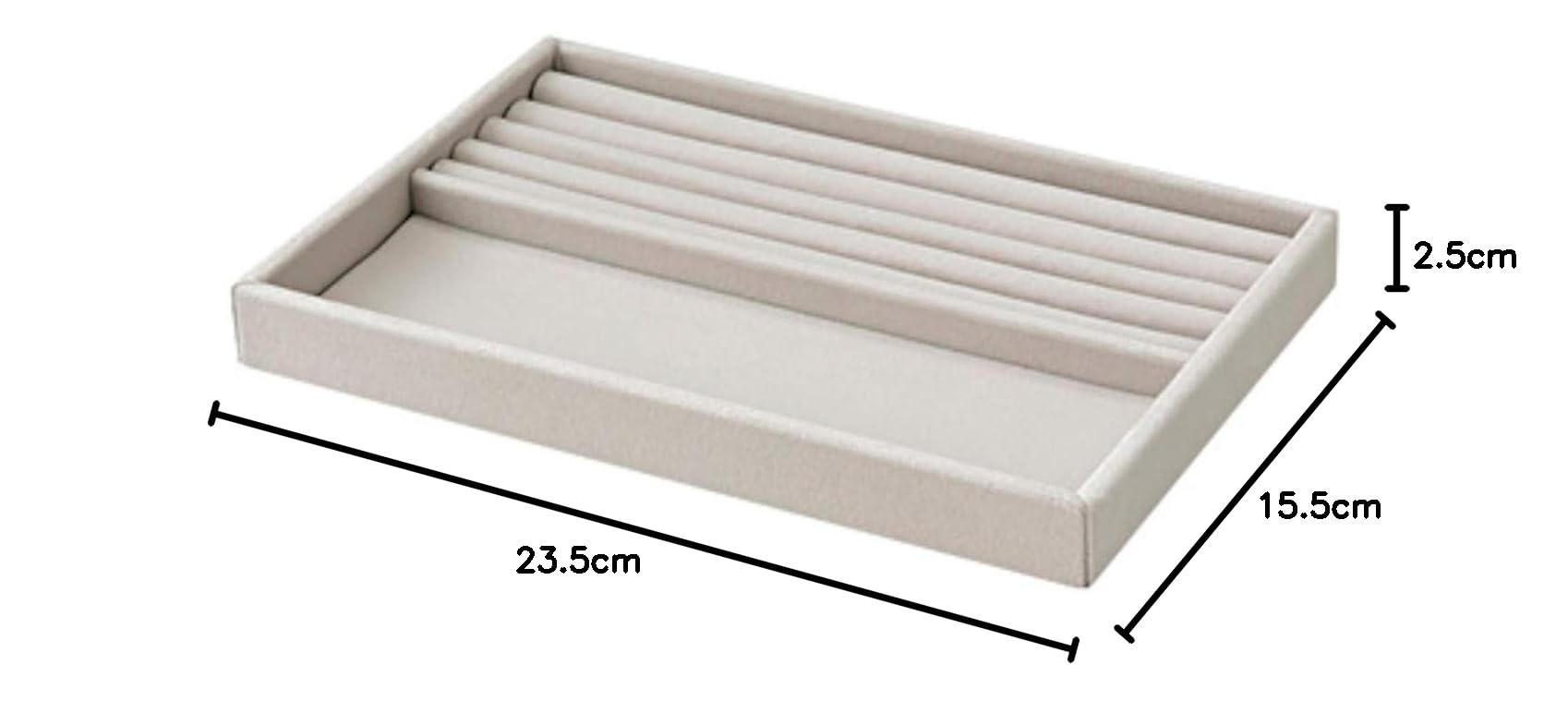 Amazon｜無印良品 アクリルケース用・ベロア内箱仕切・大・リング小物