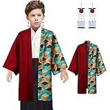 Kids Tomioka Giyuu Cosplay Robe Boys Anime Cloak Halloween Cape Girls Jacket Costume S