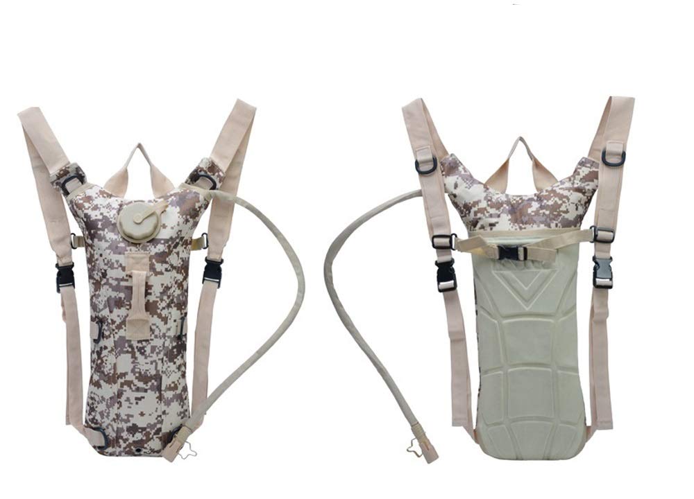 INNOLITES Hydration Pack with 3L Bladder Water Bag Camel Backpack for Hiking, Running, Cycling, Climbing, Camping, Biking Fits Men and Women.