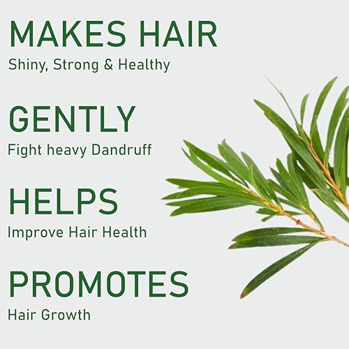 Image of Khadi Vedimatic Organic Tea Tree Triple Treat Invigorating Shampoo with No Parabens, No Sulphates, No Mineral Oil, No Colours, No PEG, Organic, For all hair types (Pack of 1, Tea Tree)