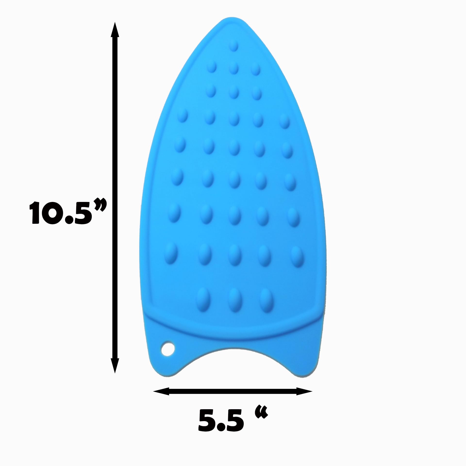 Alfombrillas de silicona para planchar la ropa, tapete de silicona antideslizante (azul) 2