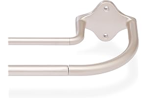 AmazonBasics 48-88 Inch Room Darkening Double Curtain Rod