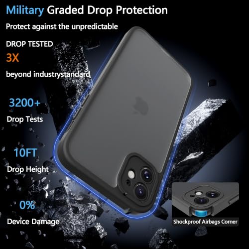 Image of iPhone 11 Case,Translucent Matte(Black, iPhone 11)