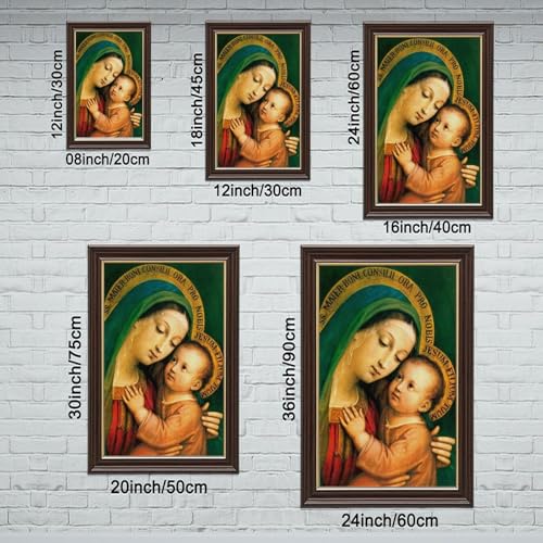Impression sur toile Our Lady of Good Counsel 30x45 cm de Pasquale Sarullo