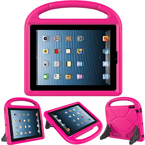 Kids Case for iPad 2 3 4 - TIRIN Shock Proof Convertible Handle