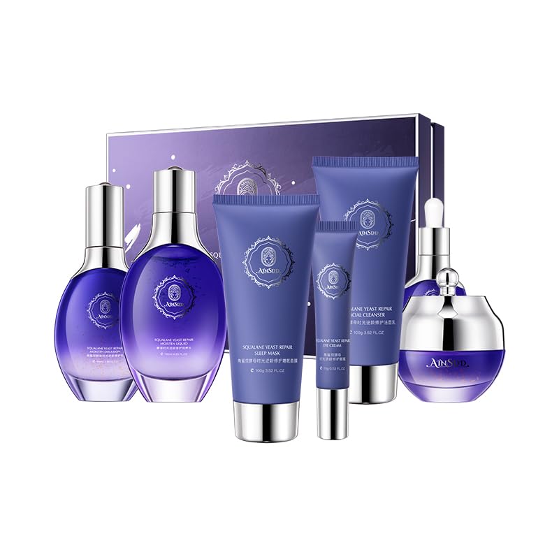 Anti-Aging 7 Piece Skincare Set Anti-Wrinkle Skin Care Kit for Women