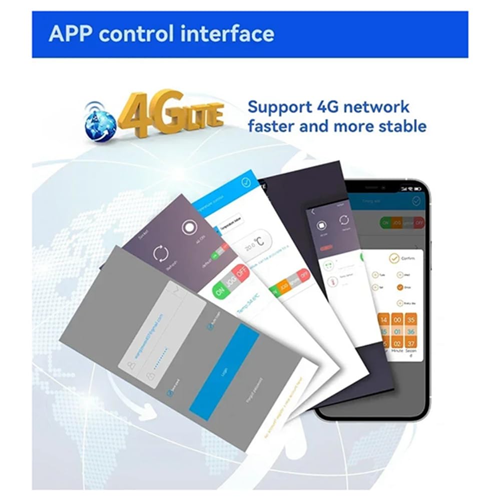 Prise Intelligente 4G UE GSM SMS Télécommande Capteur de Température Interrupteur 16 A Prise Appareil Électroménager Relais Contrôleur A Prise UE