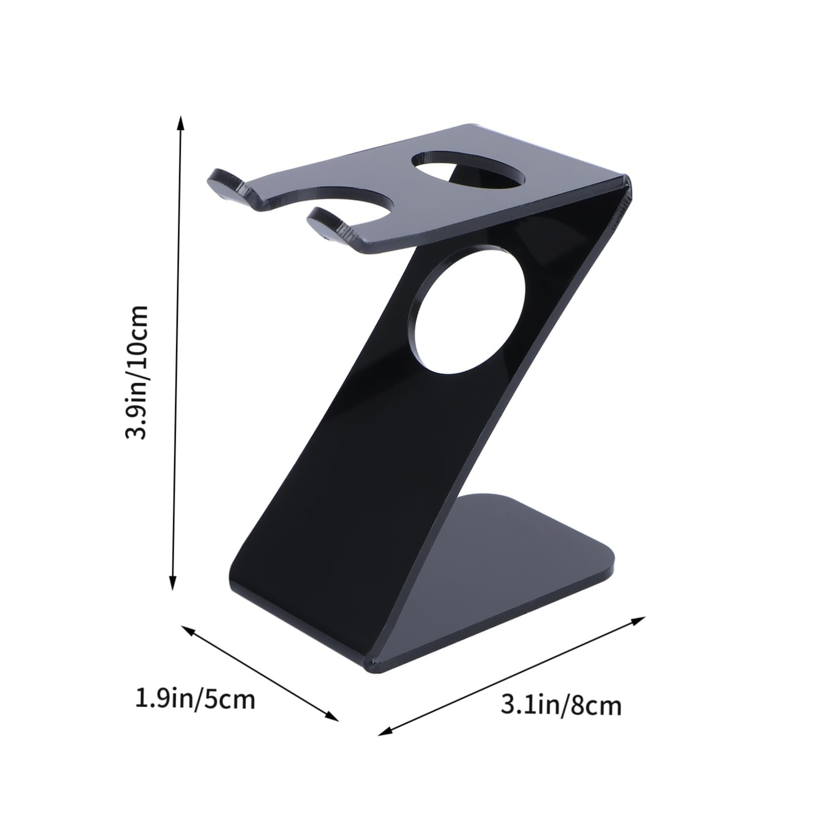 BELLIFFY Stainless Holder Beared Brush Holder Razor Brush Stand for Men's Shaving