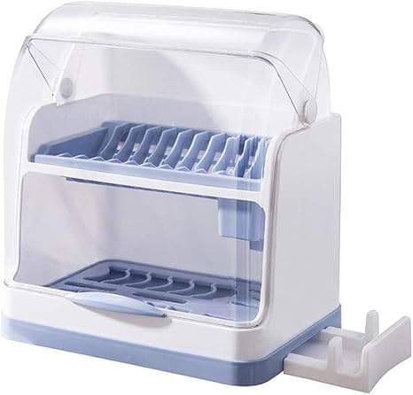 Amazon ベィジャン 水切りラック 食器ラック カバー付き 2段 ディッシュラック 蓋付き 食器立て 皿立て 大容量 多機能 乾燥ラック プレート カトラリー カップ 収納ボックス 台所用品収納 家庭用 清潔 衛生 防塵 防汚 防虫 抗菌 便利 ブルー F 水切りラック Amazon ベィジャン 水切りラック 食器ラック カバー付き 2段 ディッシュラック 蓋付き 食器立て 皿立て 大容量 多機能 乾燥ラック プレート カトラリー カップ 収納ボックス 台所用品収納 家庭用 清潔 衛生 防塵 防汚 防虫 抗菌 便利 ブルー F 水切りラック