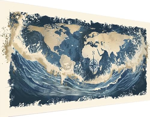 Broderie Diamant 5D Grand Format 60x120cm - Peinture Diamant Enfant et Adulte Kit Complet