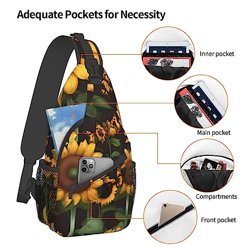 Mochila tipo sling para hiking y viajes miniatura 4