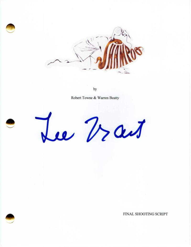 LEE GRANT SIGNED AUTOGRAPH - SHAMPOO FULL MOVIE SCRIPT WARREN BEATTY GOLDIE HAWN
