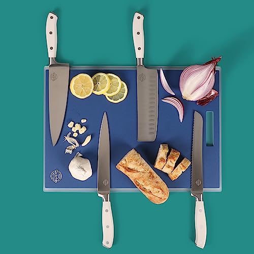 Set de 2 tablas de cortar rectangulares, azul miniatura 3