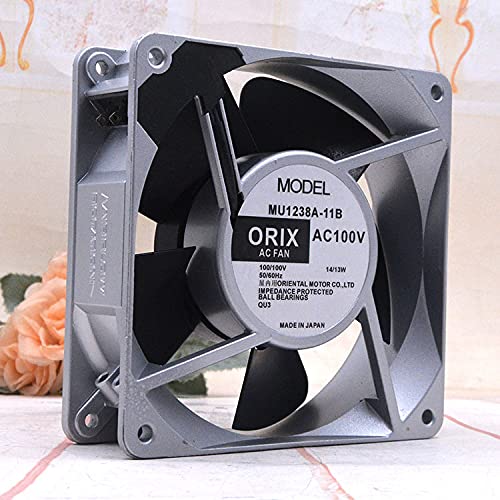ORIX MU1238A-11B AC100V 14W/13W 12038 12cm Elevator Inverter Fan