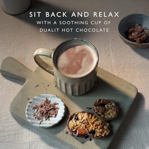 Dualit Hot Chocolate Edit - 2 Packs of Chocolate Chunk Sachets in Mocha and Salted Caramel Flavours with Milk Frother Max - Image 2