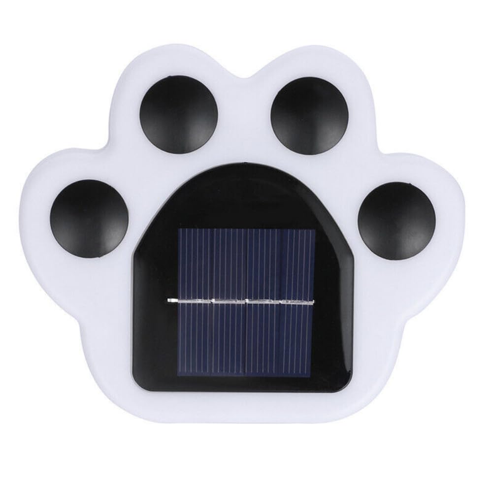 anso Solar Bear Paw Lights Outdoor Garden Waterproof Landscape Lamp Yard Pathway Decor Lawn Warm White