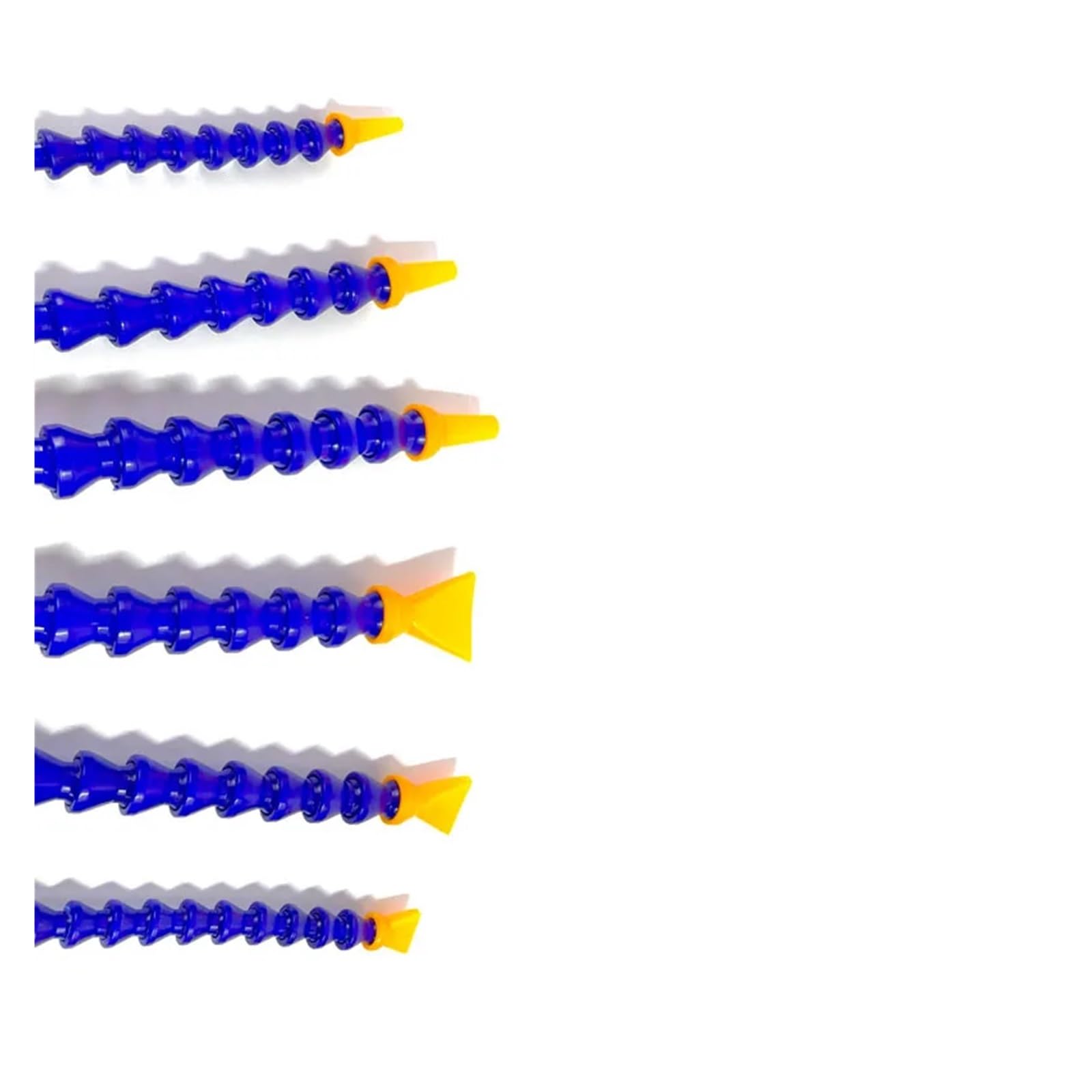 Pneumatikschlauch 1/4 Zoll 3/8 Zoll 1/2 Zoll BPS Außengewinde Kunststoff Flexibler Wasser-Öl-Kühlrohrschlauch for Drehmaschine CNC-Maschine(Round-600MM,1/2")
