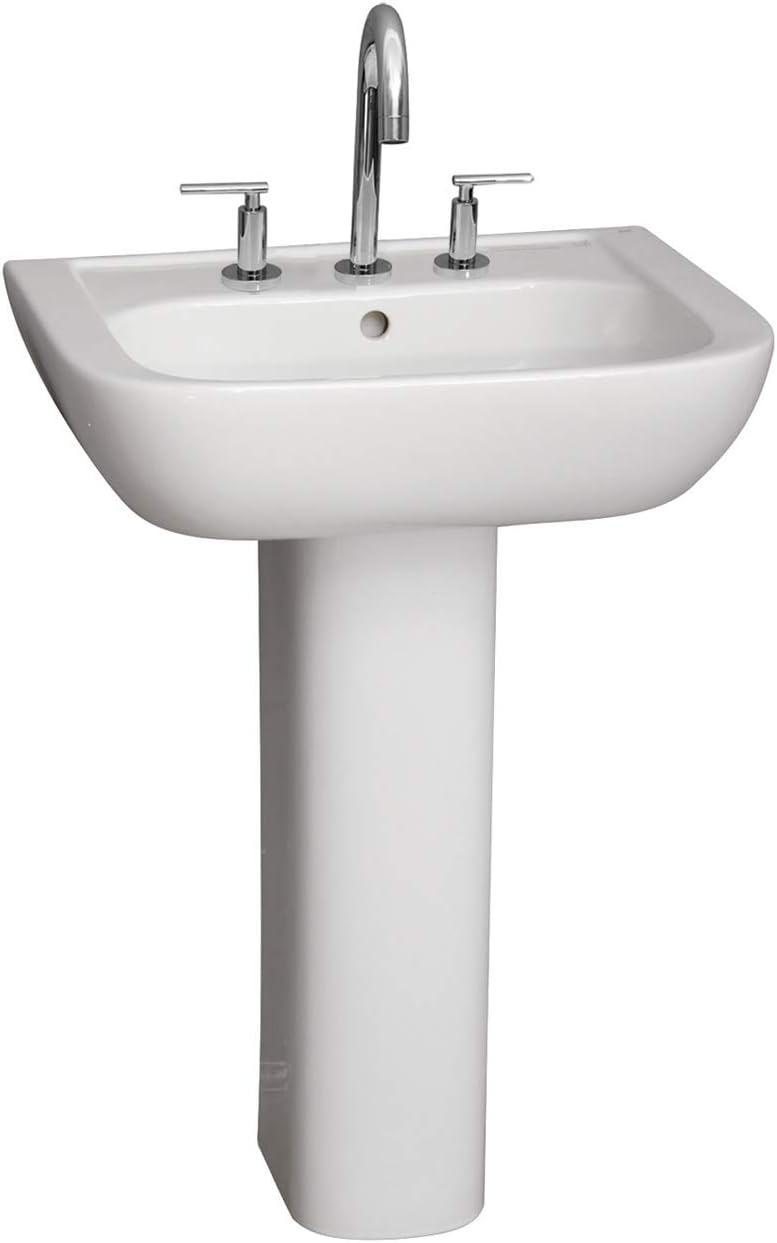 Caroline 450 Pedestal Lavatory 17-3/4" W x 14-5/8" D x 31-3/8" H
