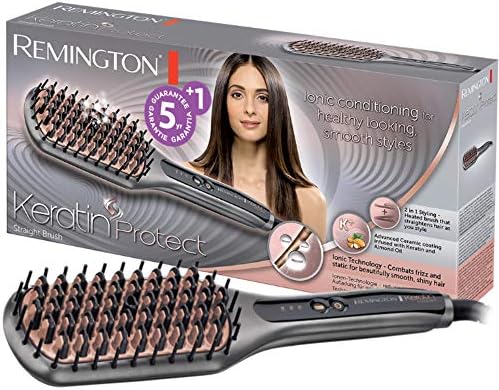 Bild 15 - Remington Glätteisen Keratin Protect (patentierter Hitzeschutzsensor für 3x mehr Schutz vor Haarschäden -misst konstant den Feuchtigkeitsgehalt im Haar) Digitales Display, 160-230°C, Haarglätter S8598