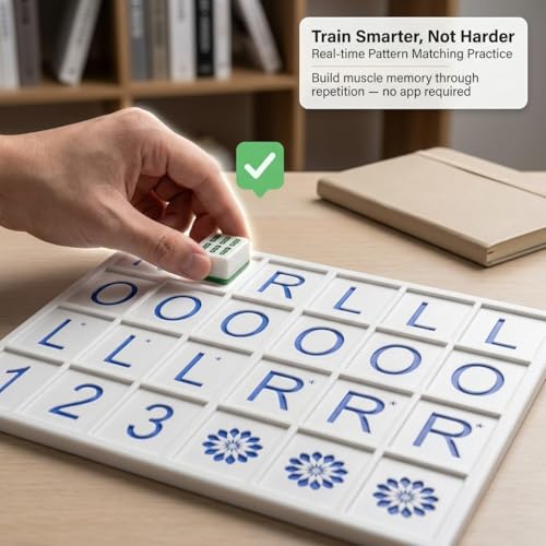 Tablero de práctica Mahjong para fichas americanas miniatura 5