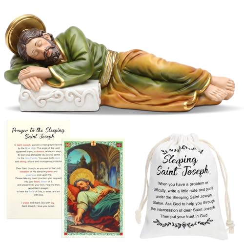 Set de 3 Figuras del Santo Durmiente con Estatua y Bolsa miniatura 1