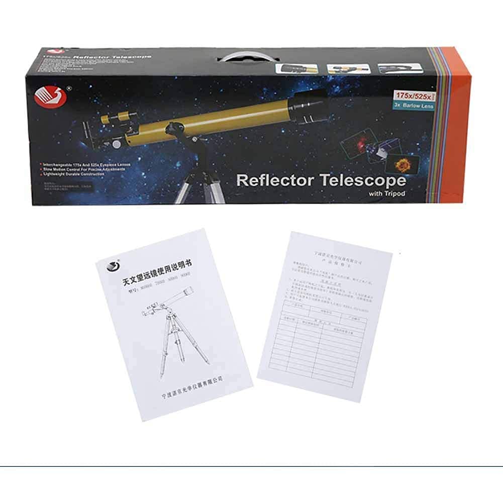 Telescopio astronomico rifrattore Spaziale con treppiede Regolabile, Giocattoli educativi, telescopi monoculari, telescopio Spaziale monoculare per Esterni per Bambini Principianti