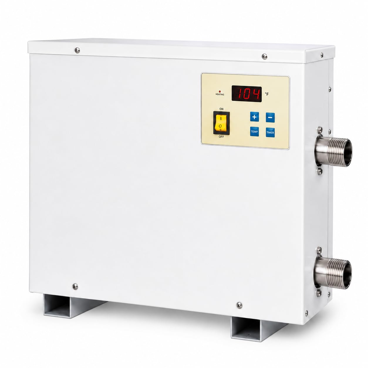 Pompe à chaleur électrique de piscine 18 kW Chauffe-eau pour piscine et spa pour usage résidentiel, chauffage efficace pour piscines creusées ou hors sol