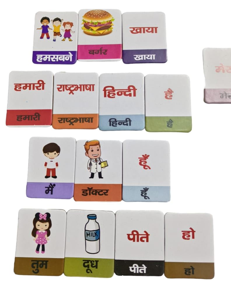 FUTUREZ KEY Hindi Sentence Maker Hindi Vakya Nirman Flash Cards for Kids Baby Flash Cards Infants Flash Cards Educational Hindi Flash Cards for Kids Easy & Fun Way of Learning (96 Cards) (B0CSDZ2WDY) Amazon Price History, Amazon Price Tracker