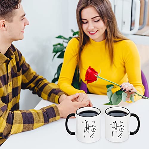 Maustic Wedding Gifts, Engagement Gifts For Couples Bride And Groom, Ring Finger Mug, Bridal Shower Gifts, Newlywed Anniversary Presents For Couples, Just Married Gifts, Mr And Mrs Gifts, Mug Set Of 2 #TOP2