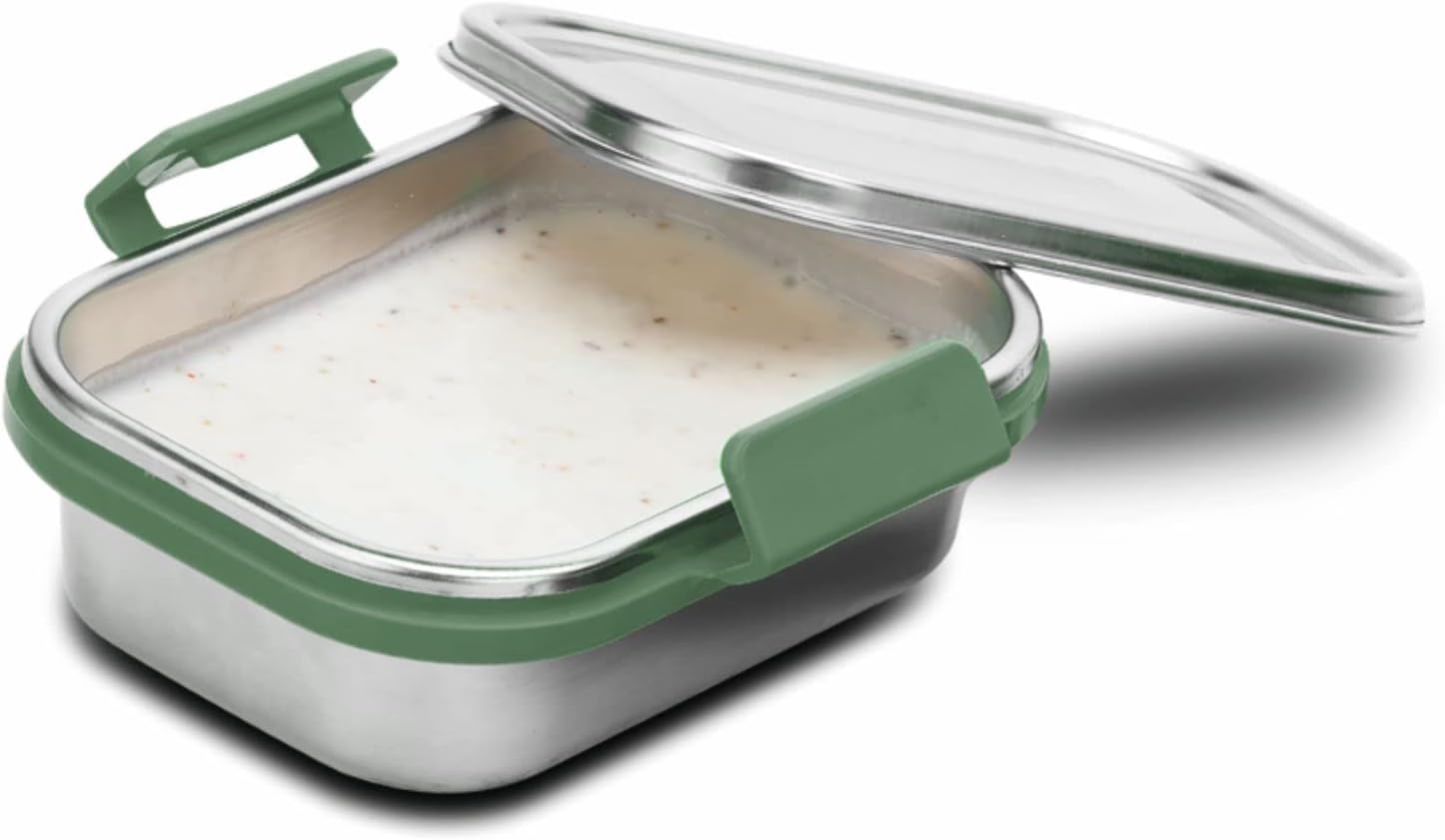 Signoraware Cute with Steel Lid, 240 ml, Set of 1, E Green