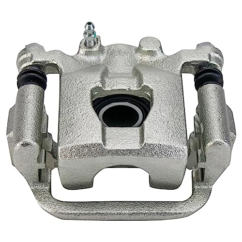 Image of TRQ Rear Left Brake Caliper w /Bracket Drivers Side
