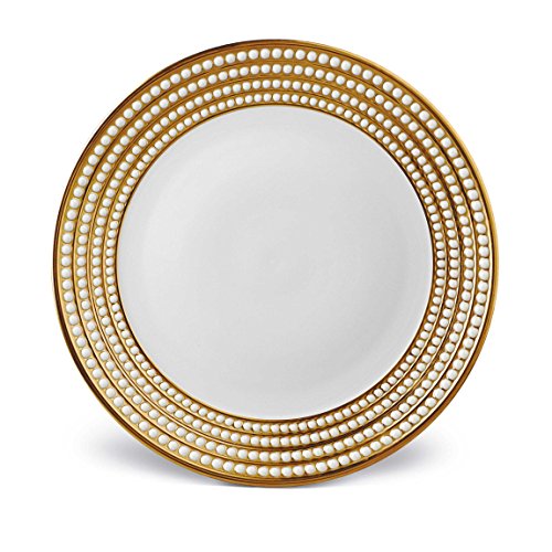 Plato Perlée Charger redondo 32 cm oro