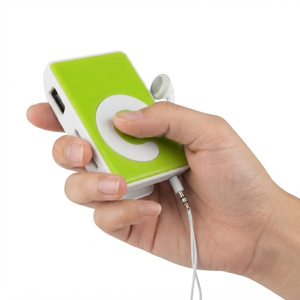 drumstone (𝐏𝐫𝐞𝐦𝐢𝐮𝐦 𝟏𝟓-𝐘𝐞𝐚𝐫 𝐖𝐚𝐫𝐫𝐚𝐧𝐭𝐲) mini clip mp3 player, portable rechargeable sports music player with earphones, wearable hands-free audio player for gym, running & travel