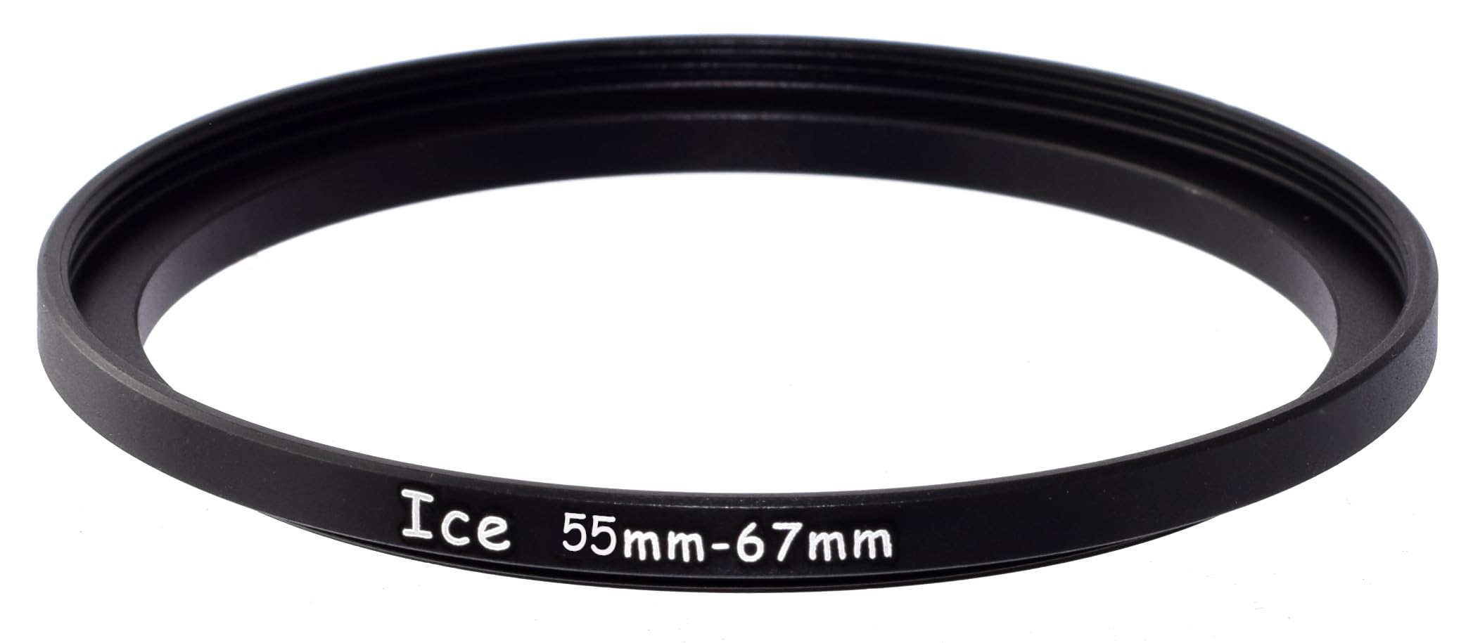 ICE 55mm to 67mm Aluminum Alloy Step Up Ring Filter/Lens Stepping Adapter (55-67mm)
