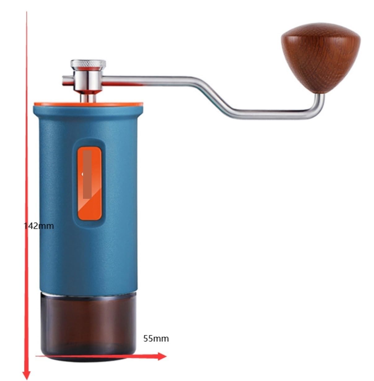 French Press Ręczny Młynek Do Kawy Przenośny Z Korbą Ręczną Stożkowy Ze Stali Nierdzewnej Dzbanek Kawy