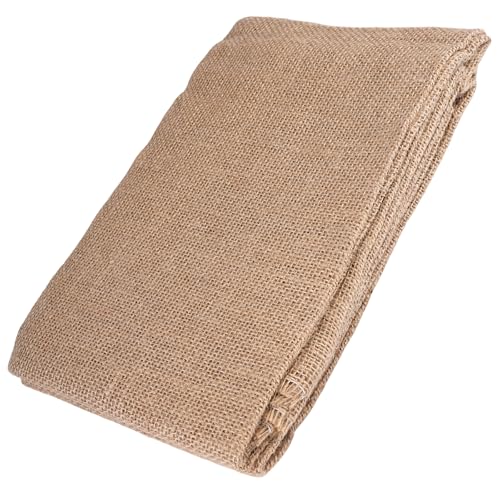 100 x 160 cm Natural Mantel de Yute, Tela Saco Por Metros, Vintage y Se Puede Cortar Tela Arpillera, Decoración Casera Diy Hecha a Mano, Bodas, Ocasiones Especiales, Decoración de Estilo Rural
