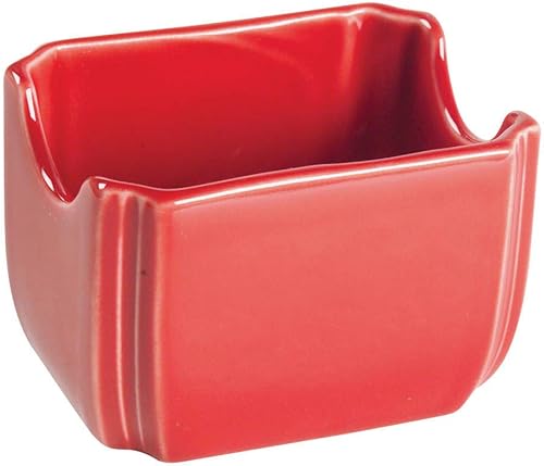 Fiesta Azúcar Packet Caddy 312-inch por 238-Inch Escarlata