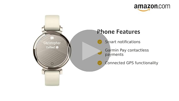 Amazon.com: Garmin 010-02839-00 Lily 2 Smartwatch Cream Gold